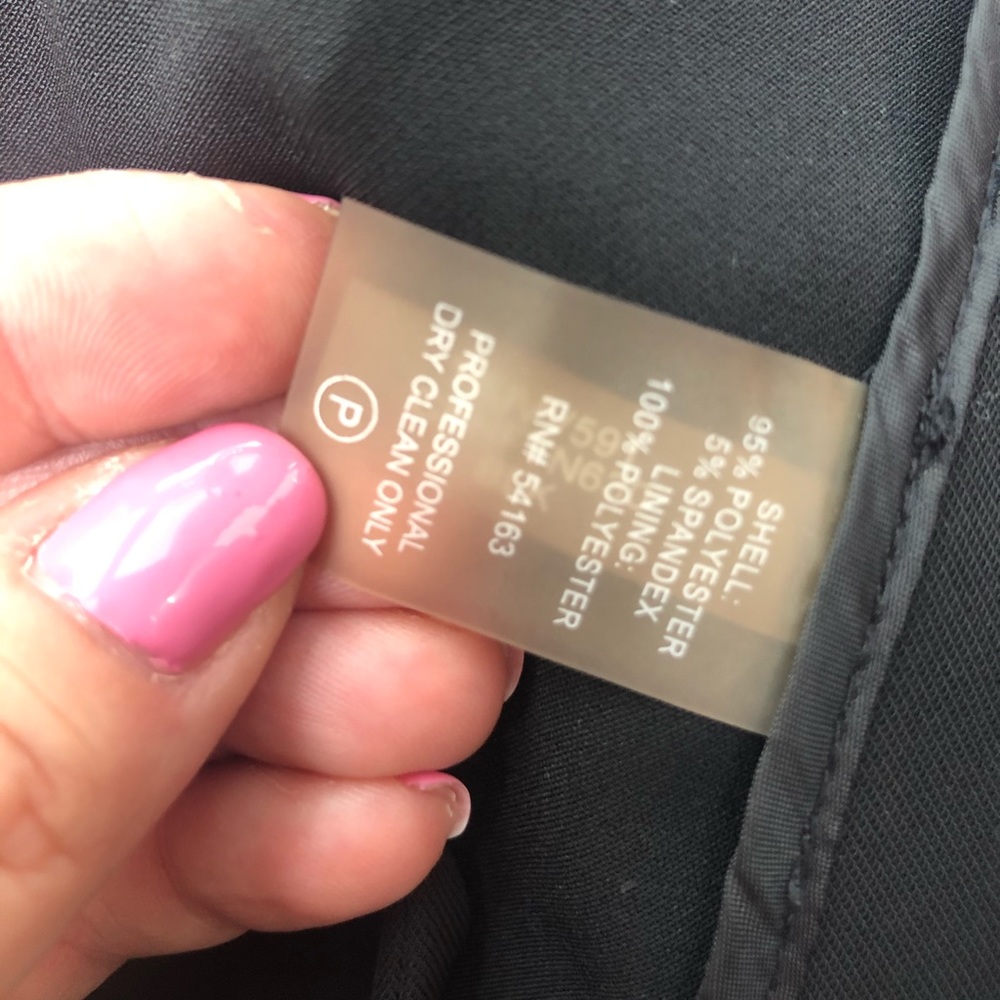 Calvin Klein Black Sleeveless Blazer Vest - Picture 6 of 7